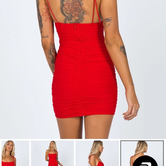 Princess Polly Moffett Mini Dress - size 2 / XS - Picture 3 of 6